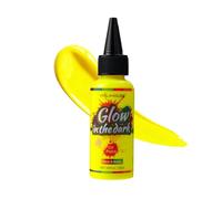 VIOLA HOUSE Neon Face Paint, UV Blacklight Reactive Glow Face & Body Paint, Washable & Durable, Fluorescent Paint for Party, Festival & Halloween 50ml/1.69oz (Yellow)