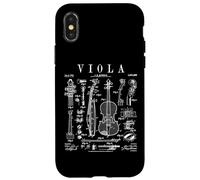 Viola Player Musician Musical Instrument Vintage Patent Case for iPhone X/XS
