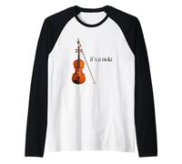 Viola Shirt It's A Viola Raglan Baseball Tee