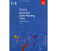 Viola Specimen Sight-Reading Tests, ABRSM Grades 1-5 : from 2012
