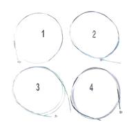 Viola Strings Set 16“ 15.5” 15“ inch German Silver Alloy Wound Solid Steel Core