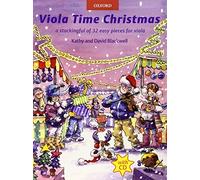 Viola Time Christmas + CD: A stockingful of 32 easy pieces for viola by Blackwell, Kathy, Blackwell, David (July 22, 2010) Sheet music