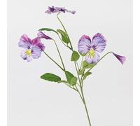 Viola Tricolor Flower, Silk Heartsease Flowers Real Touch DIY Vase Decor 70cm Fake Flowers for Living Room Wedding Home Table Decors(Purple)
