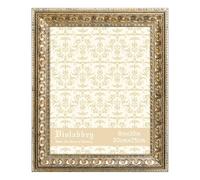 VIOLABBEY 8x10 Picture Frame Silvery, 20x25 cm Vintage Photo Frame for Wall or Tabletop Display, Classic Design for Office Home Decor