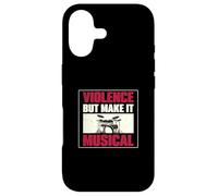 Violence But Make It Musical Drum Players Drummer Musician Case for iPhone 17