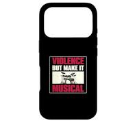 Violence But Make It Musical Drum Players Drummer Musician Case for iPhone 17 Pro