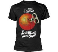 violent Angelic Upstarts Teenage Warning T-Shirt Printed Tee Shirt for Men (X-Large)
