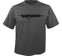 violent Carcass 'Logo' Charcoal T - New Reek of Putrefaction Heartwork Necroticism (Large)