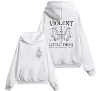 Violent Little Thing Hoodie, Violent Little Thing Shirt, Fourth Wing Shirt, Fourth Wing Sweatshirt, Book Lover Gift White