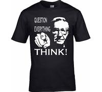 violent Noam Chomsky Political Thinker Activist Homage White Yellow Black Red Mens Women g Star t Shirt s damens 100% Cotton Unique Design Liberal (Medium)
