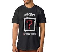 violent The Black Eyed Peas Wheresthelove Men Short Sleeves T Shirts (Medium)