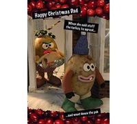 Violent Veg Christmas Card - Dad