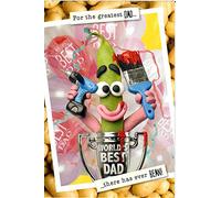 Violent Veg - for The Greatest Dad There’s Bean!- Birthday Card