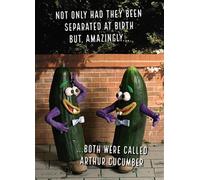 Violent Veg Funny Humourous Quirky Blank Greeting Card For Birthday or Any Occasion (Arthur Cucumber)