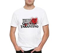violent Written and Directed by Quentin Tarantino T-Shirt, Men's Sizes (XX-Large)