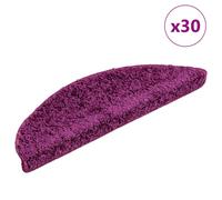 (violet, 56 x 17 x 3 cm/ 30 pcs) vidaXL Stair Mats Home Decorative Stair Step Rug Carpet Protector Tread Mat
