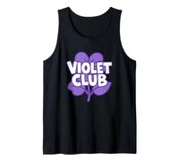 Violet Club Botanical Tank Top