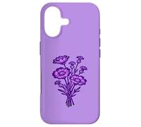 Violet Dusk Wildflower Lilac Botanical Floral Nature Design Case for iPhone 17