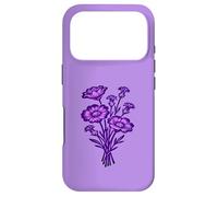 Violet Dusk Wildflower Lilac Botanical Floral Nature Design Case for iPhone 17 Pro