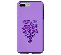 Violet Dusk Wildflower Lilac Botanical Floral Nature Design Case for iPhone 7 Plus/8 Plus