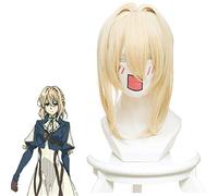Violet Evergarden Anime Cosplay Wig Women Light Yellow Braid Hair Synthetic Hair Costume Party Braided Wigs