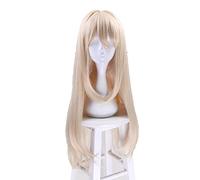 Violet Evergarden Cosplay Wig Blonde Long Hair Heat-resistant Fiber Hair + Wig Cap Halloween Party Role Play Girls Women