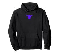 Violet Harmony | Abstract Minimal Form Pullover Hoodie