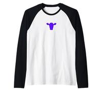 Violet Harmony | Abstract Minimal Form Raglan Baseball Tee