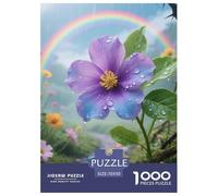 Violet Jigsaw Puzzles for Adults Gifts 1000 Pieces Fun Challenging Home Decors Brainteasing Flower Jigsaw Puzzle for Women Men Adult 70x50cm/1000pcs