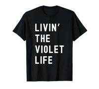 Violet Living The Violet Life Name Value Graphic T-Shirt