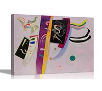 Violet Orange by Wassily Kandinsky Abstract Canvas Prints Wall Art Pictures Hanging Artwork 60 x 40cm (24 x 16 inches) A2