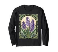Violet Sonbol Nowruz Hyacinth Bloom Long Sleeve T-Shirt