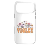 Violet Summer Flower Wildflower Kids Toddler Girls Case for iPhone 17 Pro Max