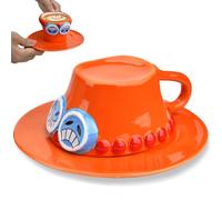 Violetfox One Piece Mug, Ace Anime Ceramic Coffee Mug, Creative Cartoon Mugs, Tea Milk Cup Gift for Christmas, Birthday, Anniversary