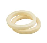 Violiica 1 Pair For Bike For Bicycle Front Fork Sponge Foam Rings Oil Seal For Rockshox 32Mm Forks White 5Ml Oil Absorption 2.5S Dip Speed