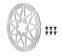 Violiica 160mm Stainless Steel Disc Brake for ROTOR Mountain Bikes, Lightweight Bicycle Brake with 6 Screws, for 160mm Rotor