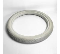 Violiica 16x1.75 Inch Solid Rubber Tire for Wheelchairs and Bicycles, Puncture-Proof, No Inflation Needed, Black or White