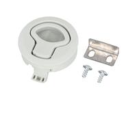 Violiica 2" Flush Pull Slam Latch Non Locking White Marine Hardware For Boat Deck Hatch Door and Automotive Applications