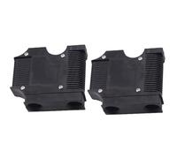 Violiica 2-Pack Quick Release Boat for Fender Hanger with Push-Button Adjuster Rail and Cleat, Various for Fender Lines