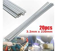 Violiica 20PCS Low Temperature Aluminum Welding Rods, 3.2x230mm, 380-400°C Melting Point, for Brazing and Repair