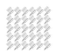 Violiica 30PCS Shelf Support Pegs Bracket Screws with Non-Slip Sleeves, Metal Cabinet Shelf Pins for Wardrobe, Bookcase, and Display Cabinet