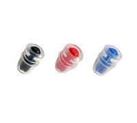 Violiica 4 Pack Silicone Bite Valve Replacement Outdoor Cycling Water Bags, for Soft Elastic Nozzle Sheath Running Hiking Sports, Easy Install Spare Parts 2.7x1.8cm