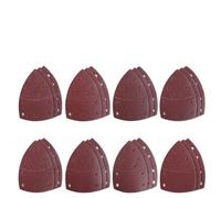 Violiica 40pcs Sanding Sheets with 11 Holes for Bosch PSM 100A Detail Palm Sander, Mixed Grit Set (60/80/120/180/240/320/400/800) for Wood and Metal