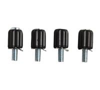 Violiica 4pcs M5 Thread Fine Adjustment Screw for Bike Front Derailleur, Brake Cable Adjuster, for Road Bicycle Gear Shifters and Disc Brakes