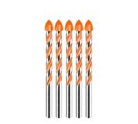 Violiica 5-Pack Carbide Triangle Drill Bits for Marble, Glass, Tile and Ceramic, 3mm to 12mm Drill Bit Set for Precision Drilling
