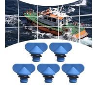 Violiica 5Pcs Engine Block Drain and O Ring Kit For Mercruiser Engines For 22 806608A02 22 806608A1 22 8M0119211 Nylon Replacement For Manifold Draining