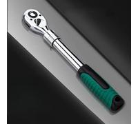 Violiica 72-Tooth Telescopic Ratchet Wrench with Adjustable Head and Quick Release, 3-in-1 Socket Size 6.3mm/10mm/12.5mm, High Carbon Steel