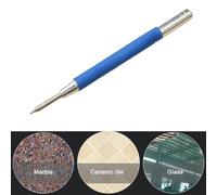 Violiica Alloy Scriber Pen with Hard Carbide Tip for Metal, Glass, Tile and Stone Marking, Pocket-Sized Engraving Tool (Blue and Silver)