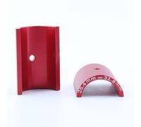 Violiica Aluminum Alloy Handlebar Stem Shim Reducer For Bicycle 25.4Mm To 31.8Mm 1 Pair Red