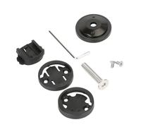 Violiica Aluminum For Bike Stem Mount for Garmin Edge 25/520/820/1000, For Bryton Rider 35/40, Cateye CC-PD100W - for Cycling Computers, Black